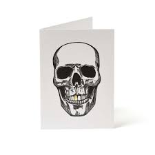 tgf skull greeting card the great frog