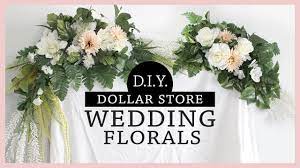 Have the extravagant and lavish wedding of your dreams and stay within budget. Amazing Dollar Store Diy Wedding Flower Arrangements Youtube