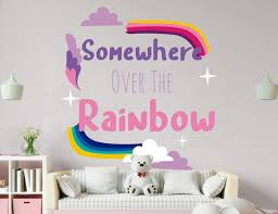 Buy Rainbow Wall Decals Somewhere Over
