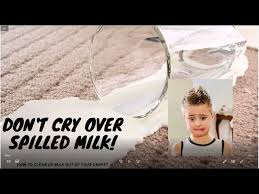 how to clean stale milk smell from