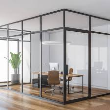 Home Office Glass Partition Walls