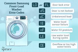 samsung front load washer error codes