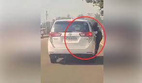 lucknow police files case against car