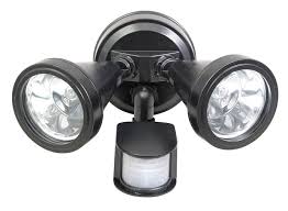 Secura Double Floodlight With Sensor In