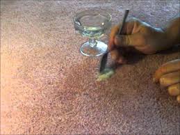 nail polish from carpet using hair gel