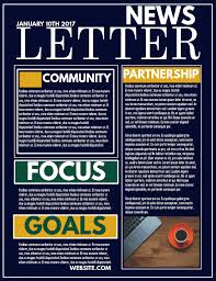 News Letter Template Postermywall