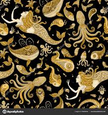 seamless baroque batik wallpaper