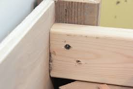 how to make a wood bed frame the
