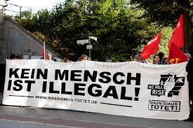 Bildergebnis für kein mensch ist illegal