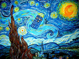 doctor who starry night wallpaper