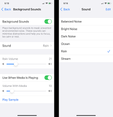 enable background sounds in ios 15
