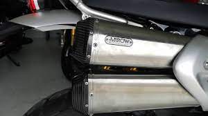 exhaust sound on triumph scrambler 1200