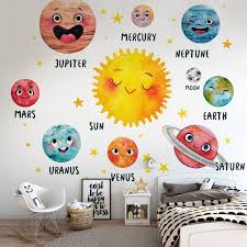 Solar System Planets Wall Decal