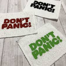 don t panic mini towel version 2 0