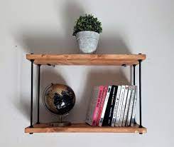 Metal Wall Shelf Assembled