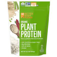 Grown in south america, our quinoa also has iron, fiber, and all 9 essential amino acids. Amazon Com Betterbody Foods Organic Plant Protein Powder 12 7 Ounces Grocery Gourmet Food