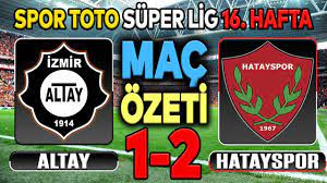 Altay vs Hatayspor Canlı Maç İzle / Canlı Süper Lig Maçları İzle / Altay  Hatayspor Canlı Yayın - YouTube