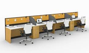 wooden linear modular office furniture