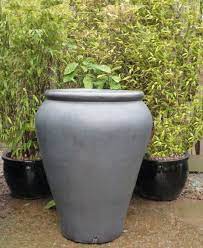 extra large grey glazed palace pot