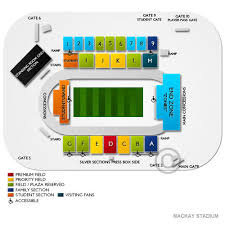 Mackay Stadium 2019 Seating Chart