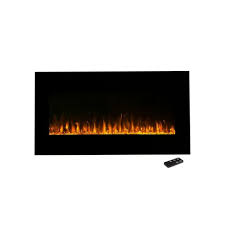 electric fireplace wall mounted led