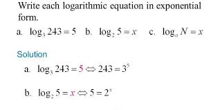 solving exponential equations