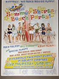 Rifftrax Live Summer Shorts Beach Party Poster Ebay
