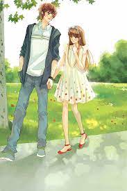 hd wallpaper anime boy couple dress
