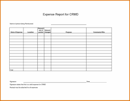 Sample Expense Report Form Travel Forms Free Excel Invoice Template