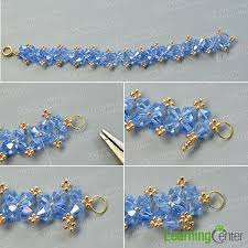 Blue Glass Bead Bracelet