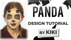 easy panda face paint video tutorial by