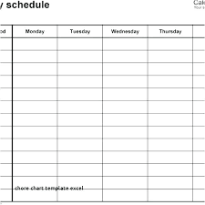 Printable Weekly Chore Chart Kids Daily List And Schedule