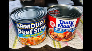 How to make beef stew: Beef Stew Dinty Moore Vs Armour Youtube