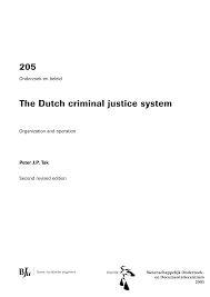 Pdf The Dutch Criminal Justice System