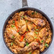 en jollof rice african recipe