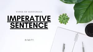 In an imperative sentence the base form of the verb is used. Imperative Sentence Englishgrammar