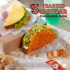 taco bell free 5 chalupa cravings box