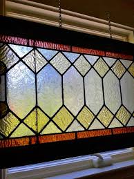Re Use Stained Glass Hang Inside With
