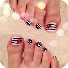 From the traditional red to pink nail designs and. 53 Strikingly Easy Toe Nail Designs 2021