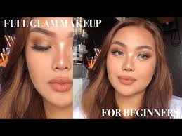 how to full glam makeup for beginners