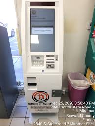 Find bitcoin atm in florida city, united states. 2840 South State Road 7 Miramar Florida 33023 Bitcoin Atm Near Me