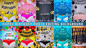 happy birthday photo editing background