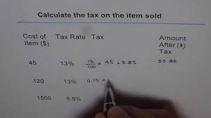 find s tax and total amount you