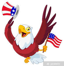 Wall Mural American Patriotic Eagle
