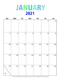 Download blank monthly calendar vertical. Top List Of Best Free Printable 2021 Calendar Pdf