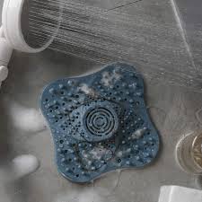 Next, place the sink sideways and put the rubber gaskets on the drain. Silicone Drain Cover Suction Blue Easy To Install And Clean Shower Strainer Filter Hair Stopper For Bathroom Bathtub And Kitchen Home Tool Supplies Pollyhb Hair Catcher Sink Drain Hair Trap Travel Gear