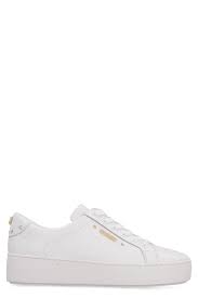 Best Price On The Market At Italist Michael Michael Kors Michael Michael Kors Poppy Leather Platform Sneakers