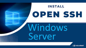 install openssh on windows server utho