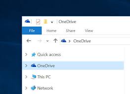 onedrive entry from file explorer