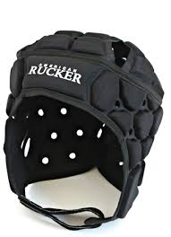 All Black Rugby Head Guard War Rucker Gear Scrum Cap